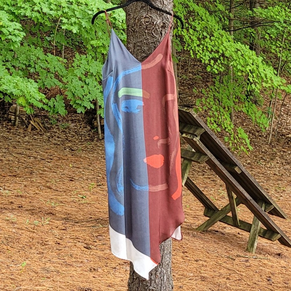 ZARA summer dress, M, multicolor